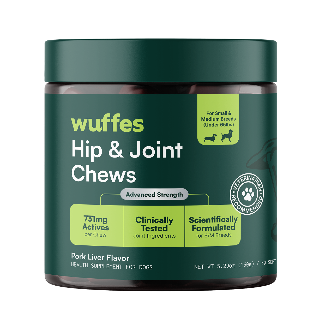 Hip & Joint Chews for Medium Breeds